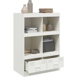 Visoka komoda bijela 67 x 39 x 95 cm čelična | Eponuda.ba