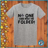  Poker majica "No One Cares What You Folded", siva | shoptok.hr