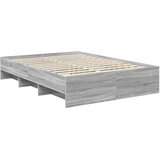  Okvir za krevet s uzglavljem Siva Sonoma 150 x 200 cm - Sivi hrast sonoma 150 x 200 cm | shoptok.hr