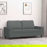 vidaXL Dvosjed od tkanine tamnosivi 140 cm | shoptok.hr
