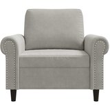  Fotelja svjetlosiva 60 cm baršunasta | Eponuda.com
