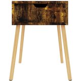  Noćni ormarić boja hrasta 40 x 40 x 56 cm konstruirano drvo | shoptok.hr