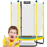 Neo-Sport Safe 140 cm Garden Trampoline for Kids - 4.5 ft with Safety Net, (21740593) Cene