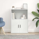  Polica za knjige bijela 60x24x85 cm izrađeno drvo | shoptok.hr
