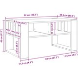  Kava Stol Dimljeni hrast 92 x 49,5 x 45 cm Konstruirano drvo | shoptok.hr