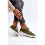 Boto Women's Classic Dark Green Canvas Sneakers Olvali | Shoptok.si
