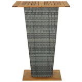  Vrtna barska garnitura 5-delna z blazinami poli ratan siva, (20675093) | Shoptok.si