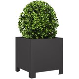 Vrtna sadilica crna 30 x 30 x 30 cm čelična | shoptok.hr