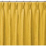  Curtain MILANA color mustard style classic flex 9.5 cm with double pleat chenille 560x245 HOMEDE | shoptok.hr