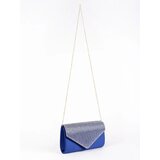Shelvt Blue small clutch bag decorated with crystals | Shoptok.si