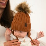 AGBO Boy's winter set: hat and scarf navy blue Wiko with pompom | shoptok.hr