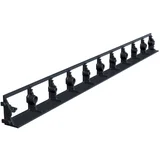 Graničnik rešetke za travu 1010x80x63mm 2/1 crni