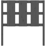  Uzglavlje za krevet sivi 105,5 x 4 x 100 cm od masivne borovine | shoptok.hr