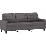  Trosjed s tabureom sivi 180 cm od umjetne kože | shoptok.hr