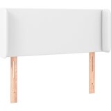 The Living Store vzglavje z ušesi belo 83x16x78/88 cm umetno usnje - vzglavje, (21418913) | Shoptok.si