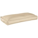 vidaXL Blazina za palete za sedenje/hrbet Bež 120x60x12 cm Oxford tkanina Cene