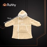 Ruhhy deka s kapuljačom XXL, bež | shoptok.hr