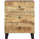  Nočna omarica 50x33x62 cm trden mangov les in inženirski les, (20733249) | Shoptok.si