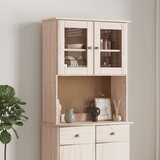 vidaXL Zgornji del komode ALTA 77x30x92 cm trdna borovina Cene