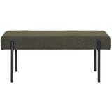 House Nordic Temno zelena klop iz tkanine bouclé Swindon – | Shoptok.si