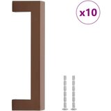  Ručke za ormarić 10 kom brončane 128 mm od nehrđajućeg čelika | shoptok.hr