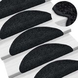  Preproge za stopnice 10 kosov 65x21x4 cm črne, (20753423) | Shoptok.si