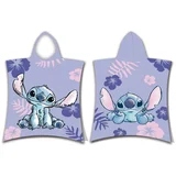Ljubičasti dječji ogrtač od frotira Lilo and Stitch –