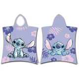 Vijoličen otroški kopalni plašč iz frotirja Lilo and Stitch –