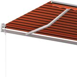  Samostojeća tenda ručno uvlačenje 600 x 300 cm narančasto-smeđa | shoptok.hr