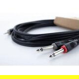 Cordial 14862 audio Y-adapter [1x 3,5 mm banana utikač - 2x klinken utikač 6.3 mm (mono)] PVC obloga, vod s dvostruko | Eponuda.ba