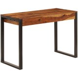  Radni stol od masivnog drva akacije i čelika 110 x 55 x 78 cm | shoptok.hr