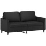 Maison Chic Dvosed kavč - Sofa - Kanape črna 140 cm umetno usnje, (21727202) Cene