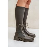 Boto PH2 Slip-on Boots With Sock Shaft Dark Green Iranel | Eponuda.ba