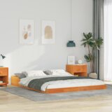  Krevetna konstrukcija Voštano smeđa 160 x 210 cm | shoptok.hr