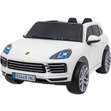  Licencirani auto na akumulator Porsche Cayenne S - bijeli/lakirani | shoptok.hr