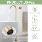 ELITE EDITION Prostostoječa talna armatura za umivalnik | Pipa BSF1025 — Krom | Shoptok.si