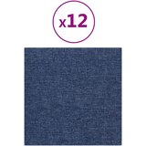  Zidna uzglavlja 12 pcs Plava 30 x 30 cm tkanina | Eponuda.ba
