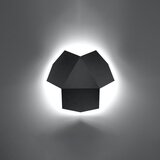 Nice Lamps Črna stenska svetilka Hiru – | Shoptok.si