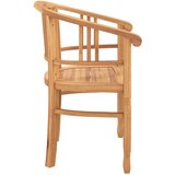  Stolica 2 pcs Smeđa 63 x 58 x 89 cm Čvrsto teak drvo | shoptok.hr