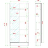 MID.YOU OMARA ZA ČEVLJE bela | Shoptok.si