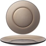 Duralex LYS SEPIA desertni krožnik, rjav, premer. 190 mm - komplet 6 kosov., (21567814) | Shoptok.si