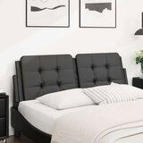  Jastuk za uzglavlje crni 120 cm od umjetne kože | shoptok.hr