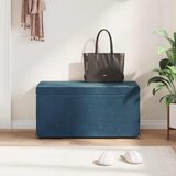  Stolica Plava 81 x 41 x 40 cm Svileni i Fino Radeći Drvo | shoptok.hr