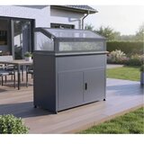WESTMANN Plexa Plus | Metalna povišena gredica s nastavkom za klijalište i spremnikom | 98 L | Antracit - BRANDED IN GERMANY u