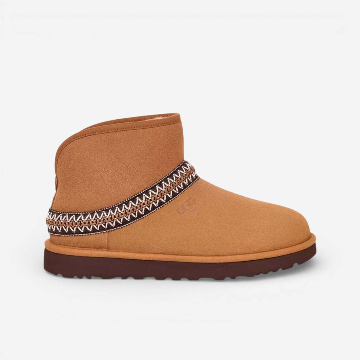 Ugg Polškornji Classic Mini Crescent Chestnut (Women's) Bela Cene