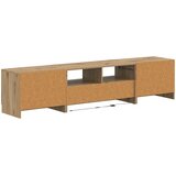  LED TV kabinet UTRECHT 3 kom. Hrast artisan Konstruirano drvo Siva 81 x 35 x 40 cm | shoptok.hr