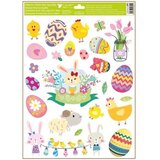  Velikonočni veseli vzorčni nalepke za okna - 30 x 42 cm, različne | Shoptok.si