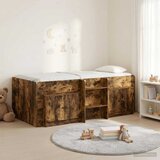  Loft krevet s ormarom 3 pcs Dimljeni hrast Konstruirano drvo | Eponuda.com