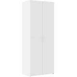  Visoka komoda bijela 70 x 42,5 x 185 cm od konstruiranog drva | Eponuda.ba