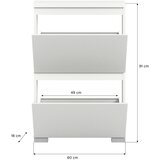 MID.YOU OMARA Z LOPUTAMI ZA ČEVLJE bela | Shoptok.si